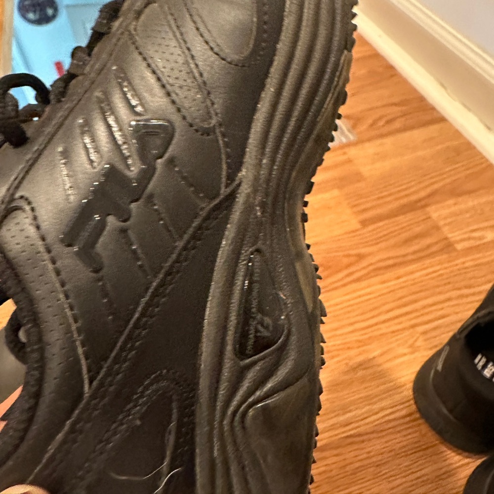 Fila Black Textile Sneakers